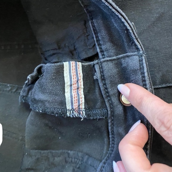 Anthropologie Pilcro & The Letterpress Black Denim Shorts 6” Inseam Women’s 26 - Picture 6 of 13